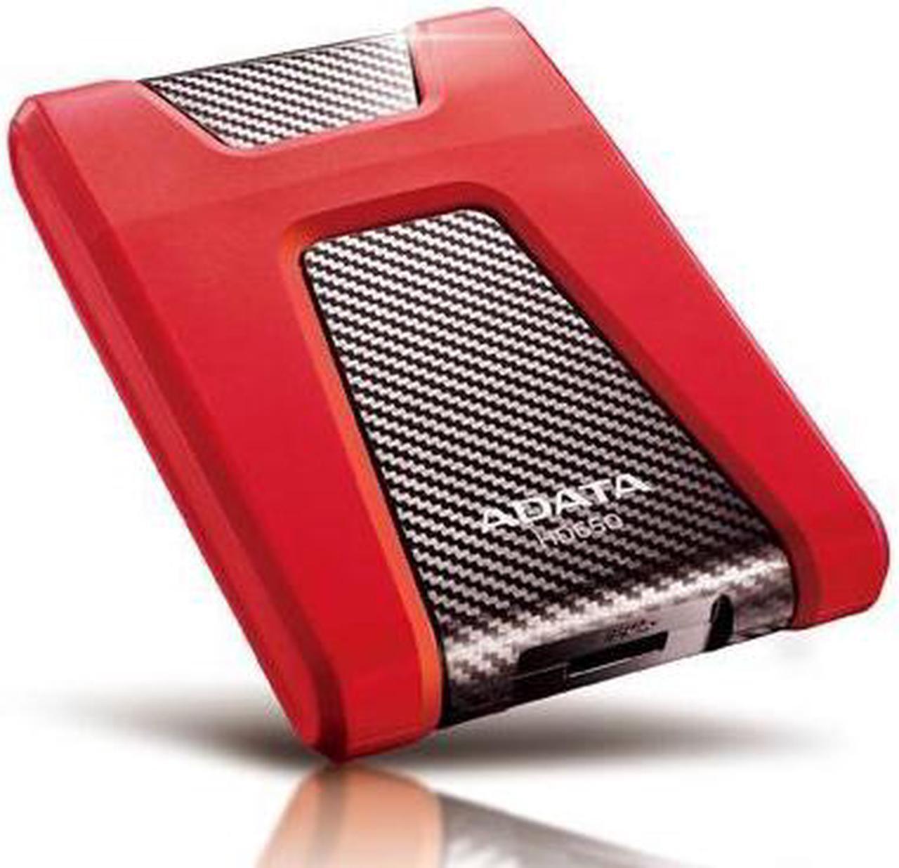 Alt view image 3 of 14 - ADATA Durable Series HD650: 2TB Black External USB 3.1 Portable Hard Drive Gaming Console Compatible