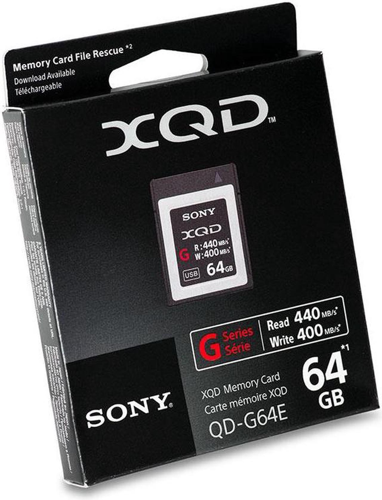 Alt view image 7 of 20 - Sony G Series 64GB XQD Memory Card, 400MB/s Write Speed, 440MB/s Read Speed