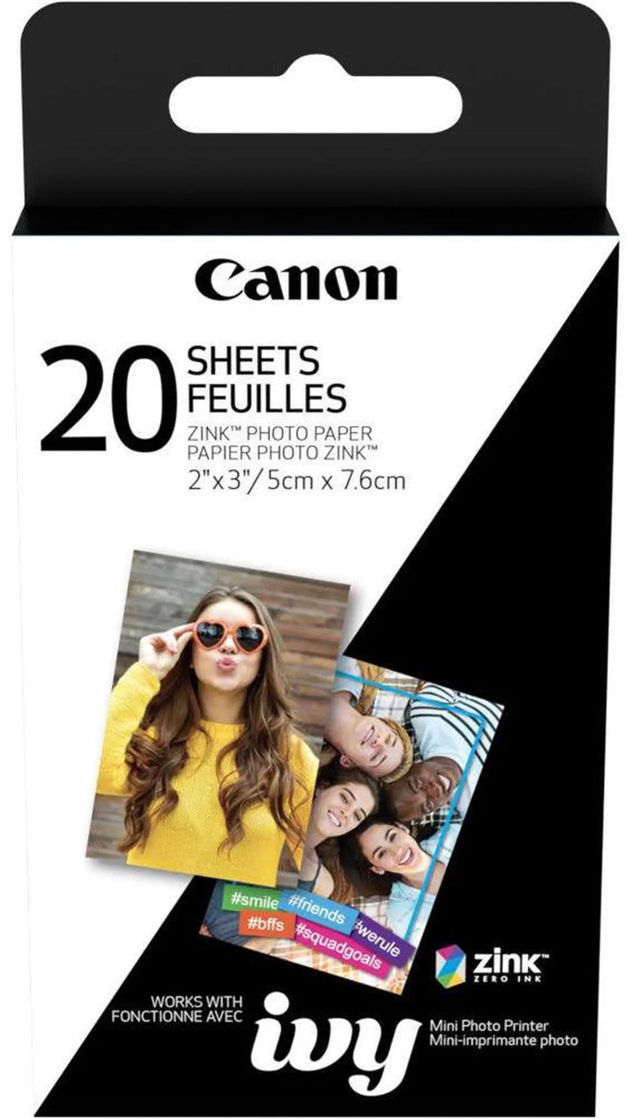 Alt view image 4 of 9 - CANON ZINK PHOTO PAPER PACK (20 SHEETS)