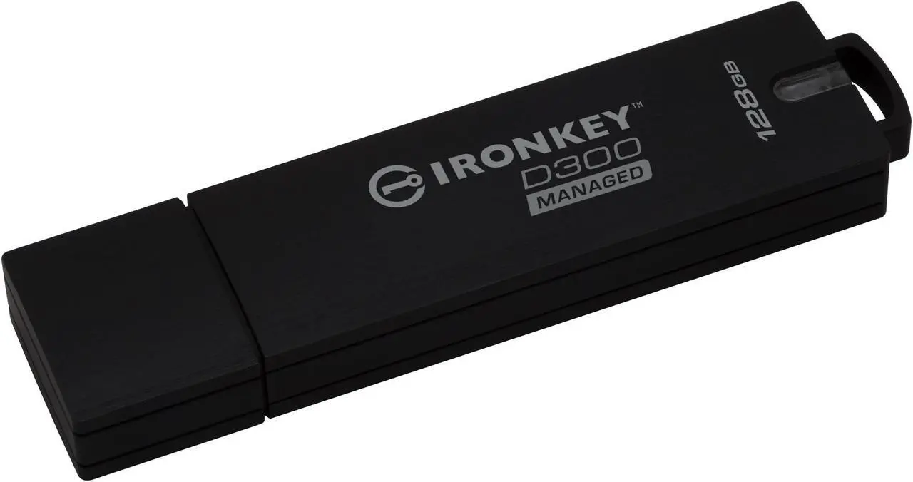 Alt view image 5 of 11 - Kingston IKD300M/128GB Ironkey D300 Managed - Usb Flash Drive - Encrypted - 128 Gb - Usb 3.0 - Fips 140-2 Level 3