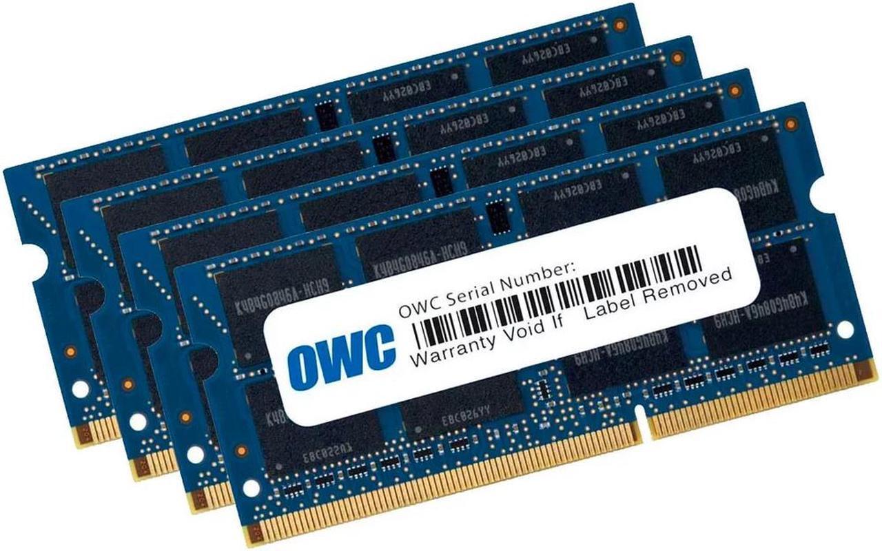 Alt view image 4 of 7 - OWC 32GB (4 x 8 GB) 1867 MHZ DDR3 SO-DIMM PC3-14900 204 Pin CL11 Memory Upgrade