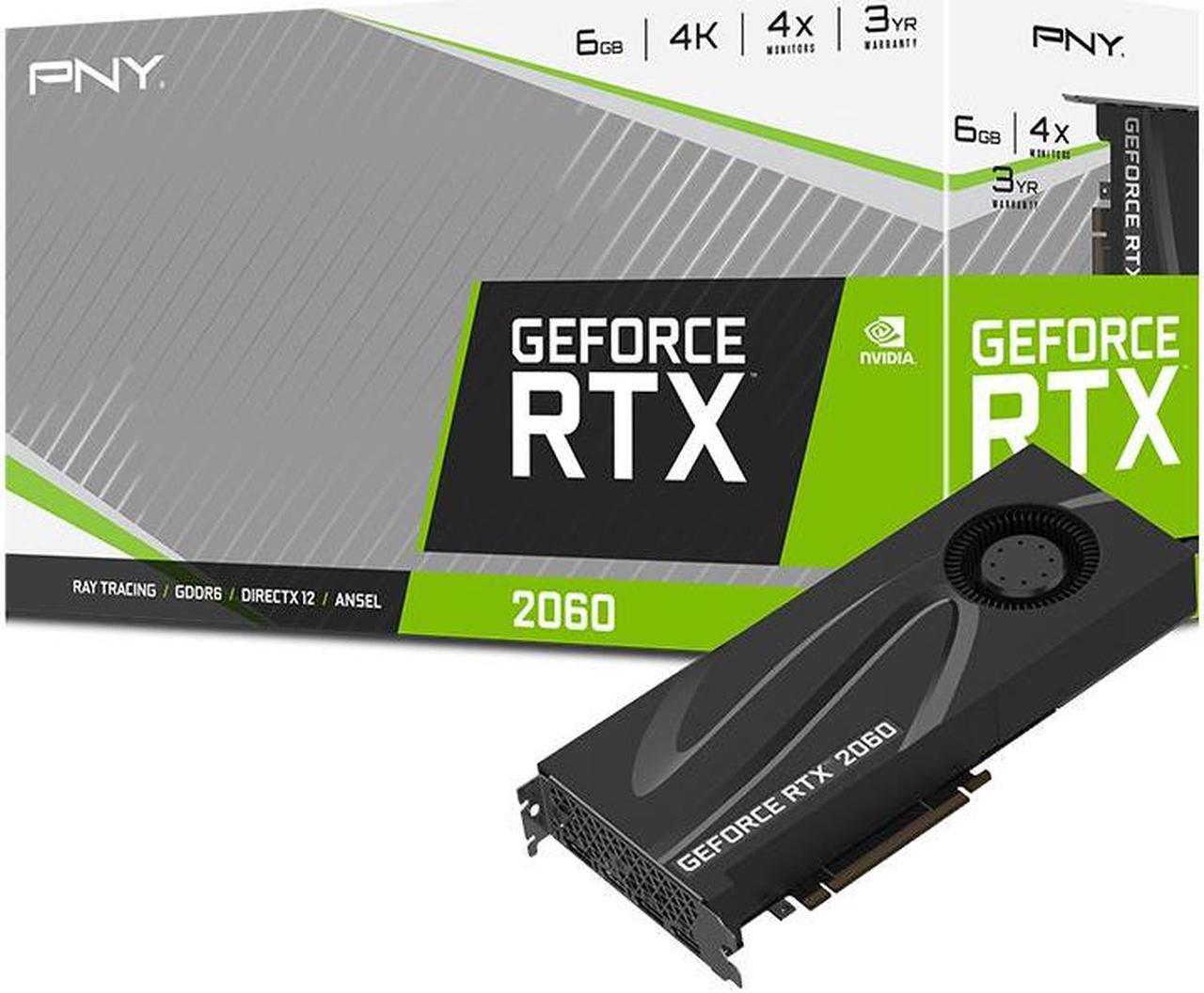 Alt view image 13 of 15 - PNY GeForce RTX 2060 Graphic Card - 1.37 GHz Core - 1.68 GHz Boost Clock - 6 GB GDDR6 - Full-height - Dual Slot Space Required