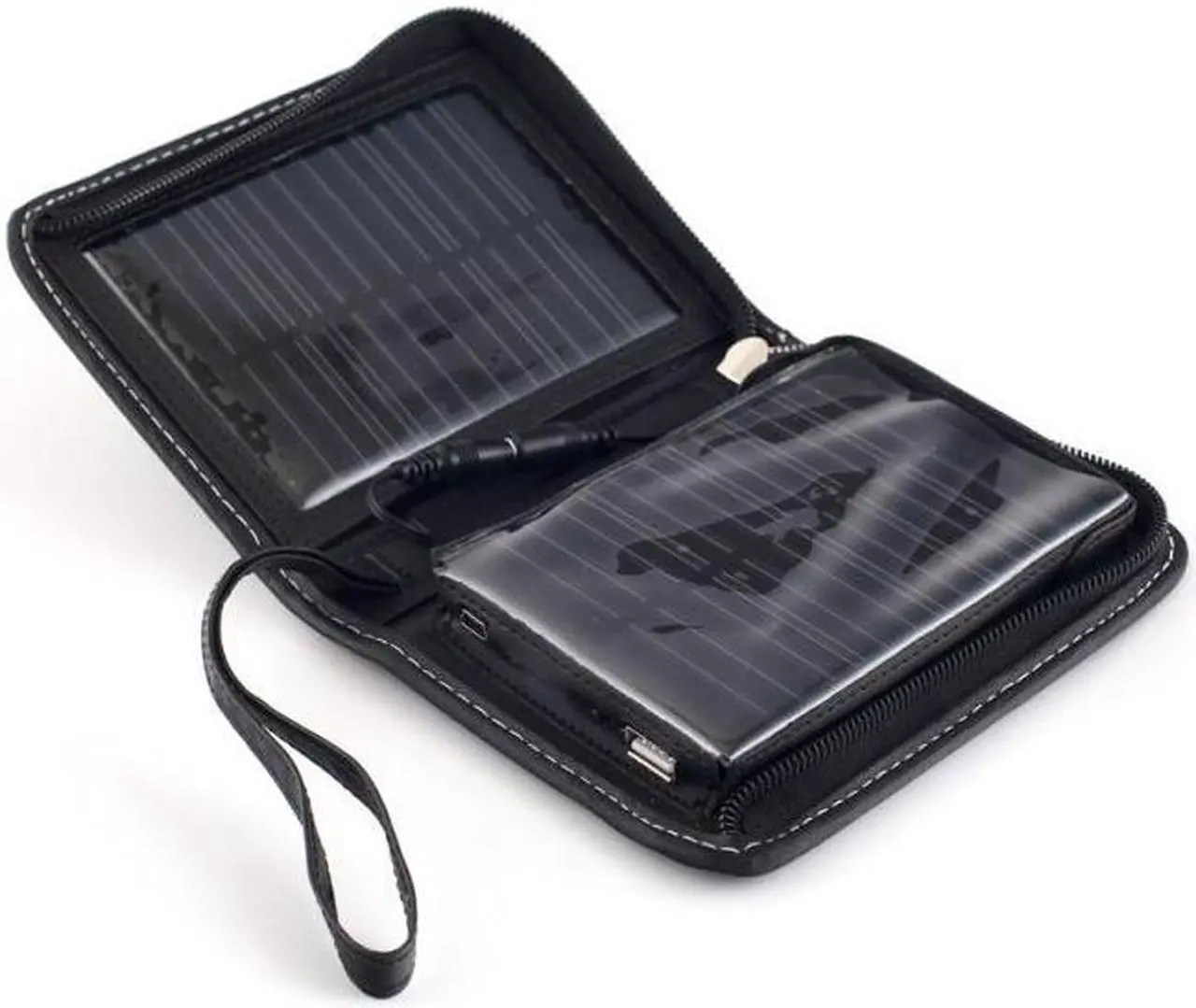 Alt view image 3 of 5 - NEON Portable Solar Charger and Battery Pack. USB Cable and 6 tips supplied, allow users to use their own USB Cables 500mA Model NEO-SW-010