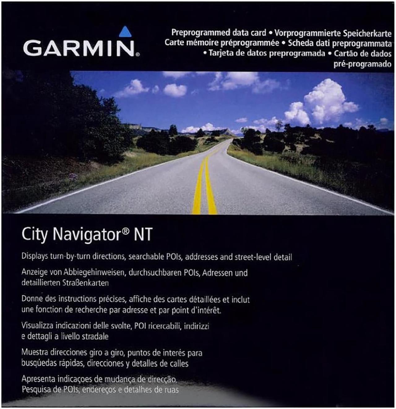 Alt view image 6 of 6 - GARMIN CITY NAVIGATOR EUROPE NT ALPS + DACH