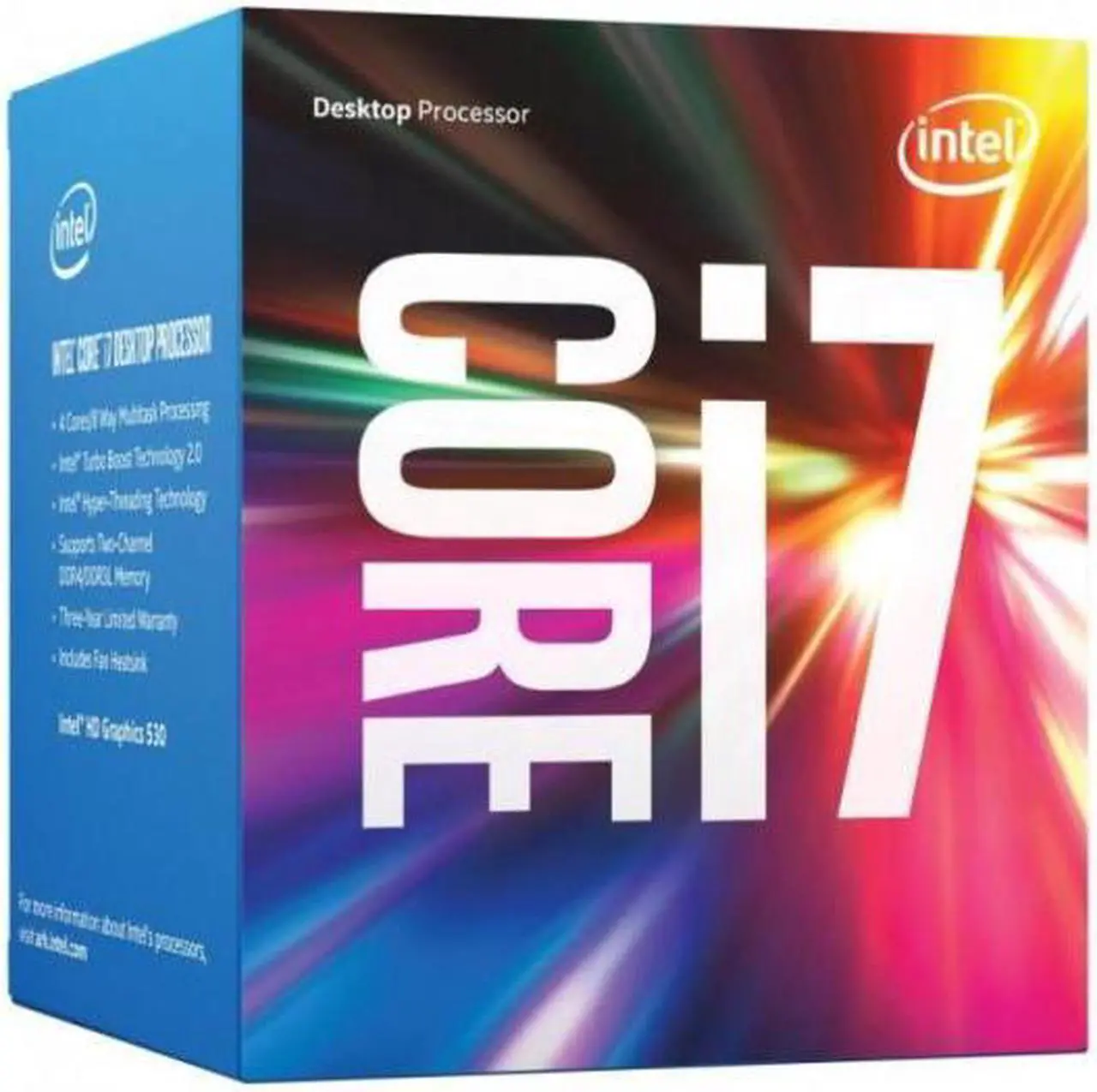 Alt view image 5 of 14 - Intel Core i7 7th Gen - Core i7-7700 Kaby Lake Quad-Core 3.6 GHz LGA 1151 65W CM8067702868314 Desktop Processor