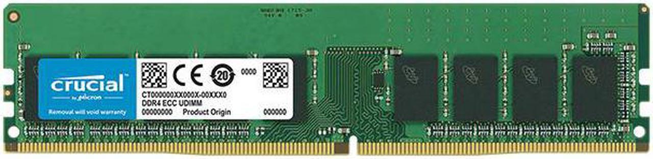 Main image of Crucial 16GB DDR4 SDRAM ECC Unbuffered DDR4 2666 (PC4 21300) Server Memory CT16G4WFD8266