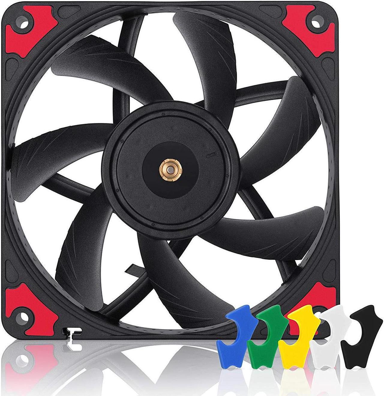 Noctua Chromax Black Swap 120mm 1850RPM PWM Computer Case Fan w/Anti-Vibration Pads