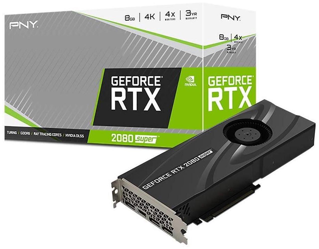 Alt view image 17 of 20 - PNY GeForce RTX 2080 SUPER 8GB GDDR6 PCI Express 3.0 x16 SLI Support Graphics Card VCG20808SBLMPB