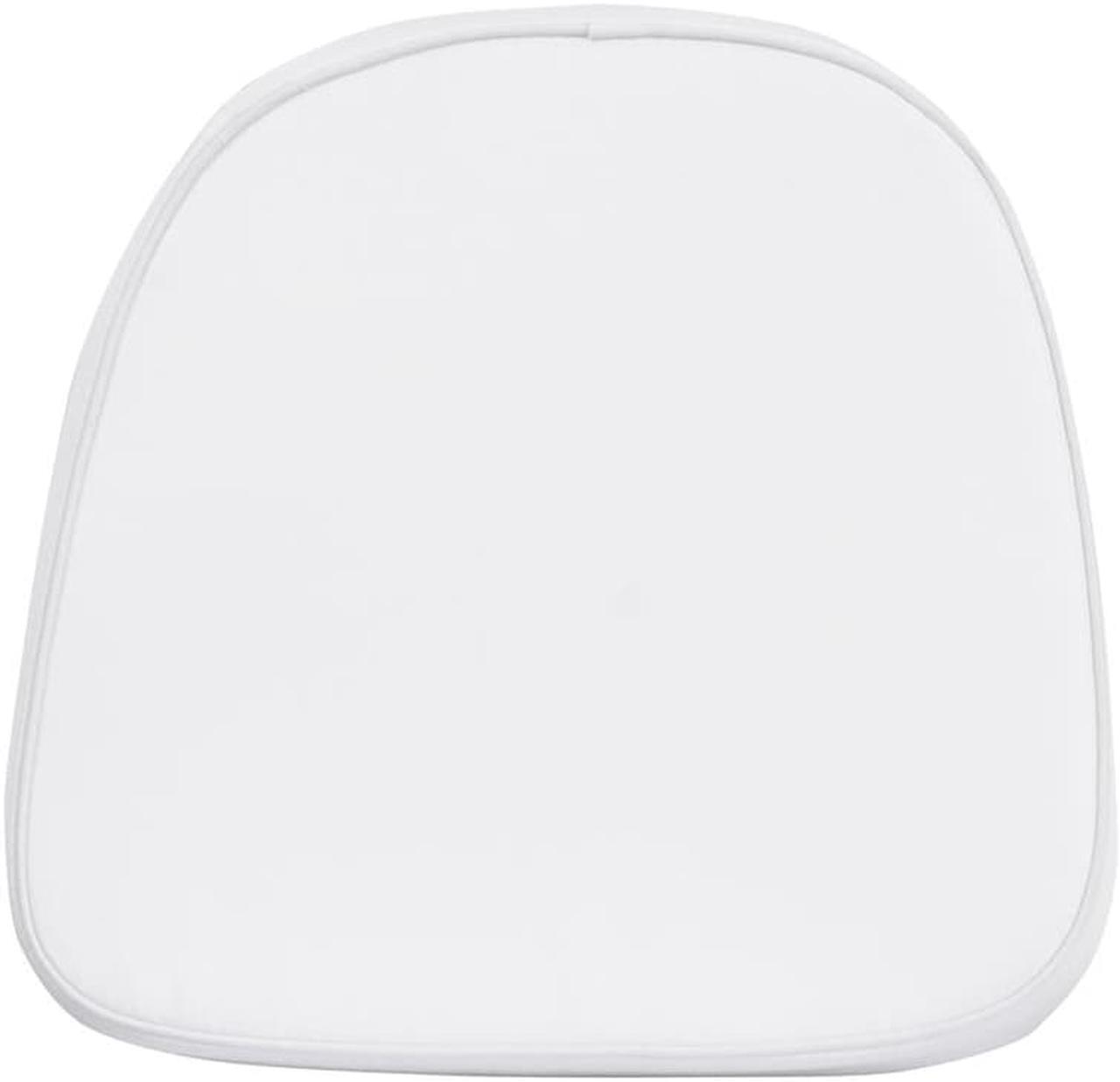 Alt view image 2 of 12 - Kids Soft White Fabric Chiavari Chair Cushion