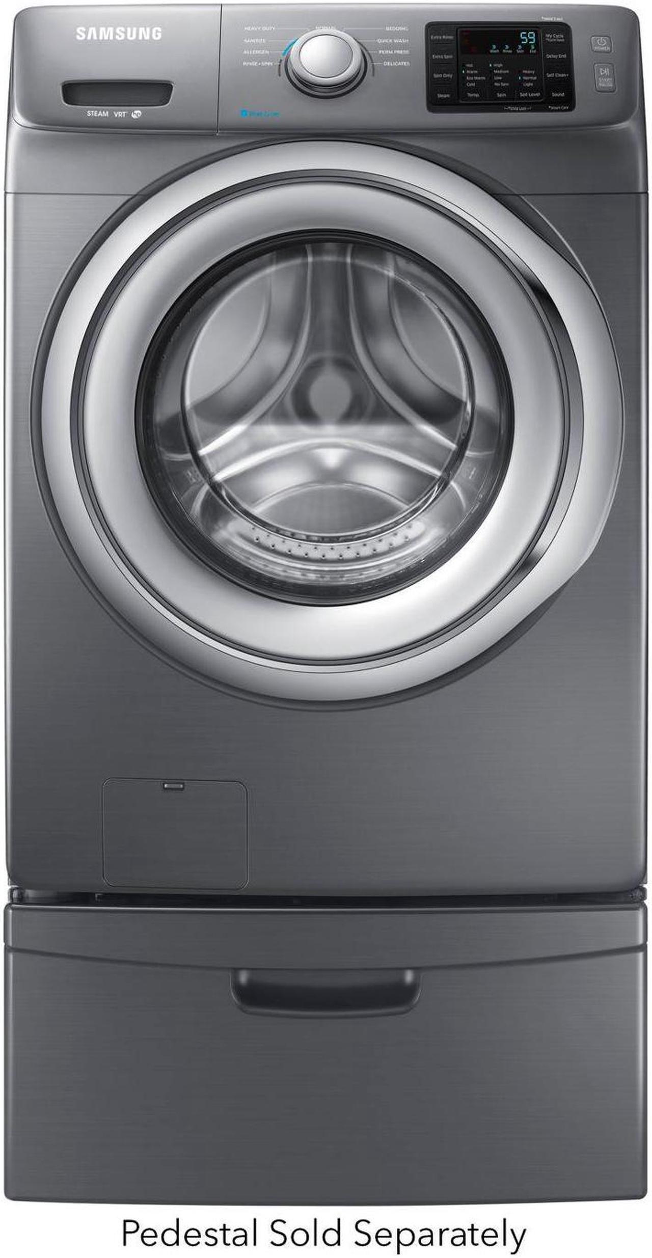 Alt view image 12 of 12 - Samsung  WF42H5200AP:  WF5200  4.2  cu.  ft.  Front  Load  Washer  (Platinum)
