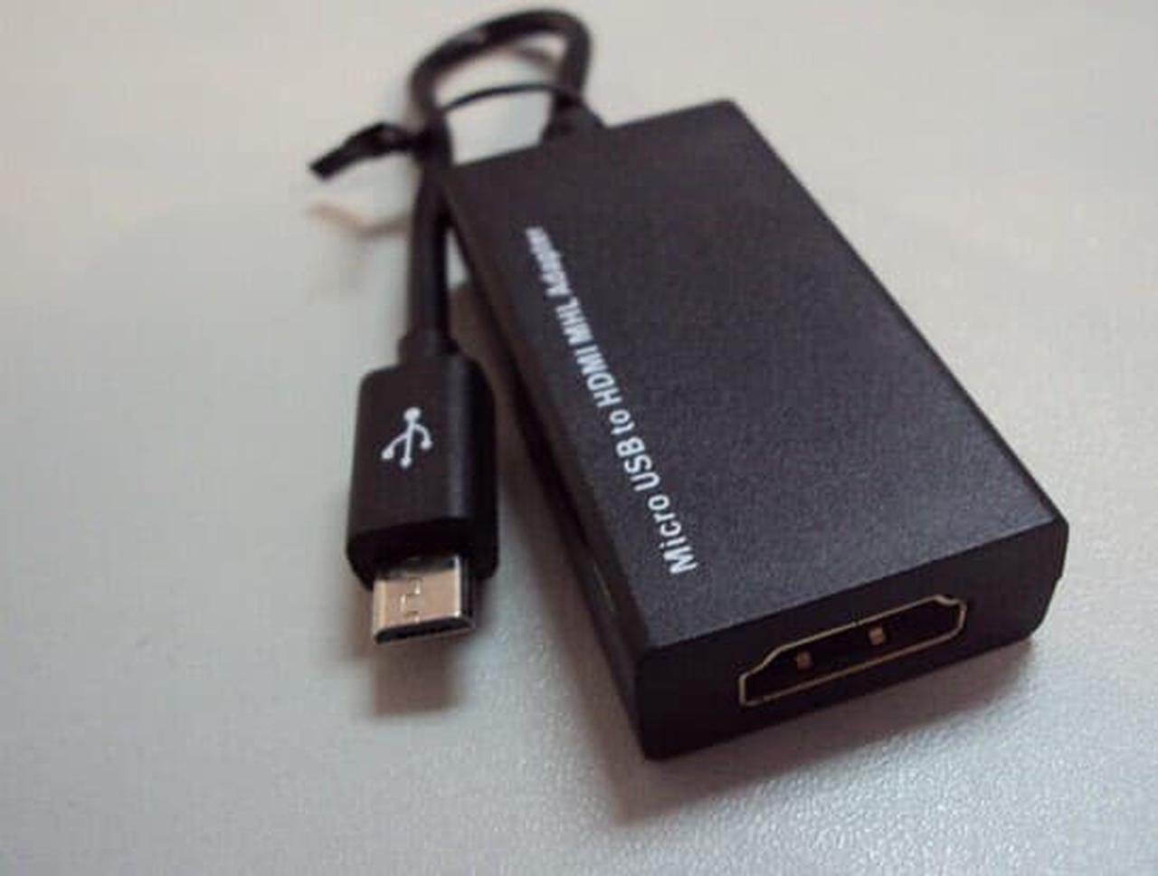 Alt view image 6 of 6 - MHL Micro USB Male to HDMI Female  Converter Adapter Cable for Samsung Galaxy S II i9100 Samsung Galaxy i997 HTC G14