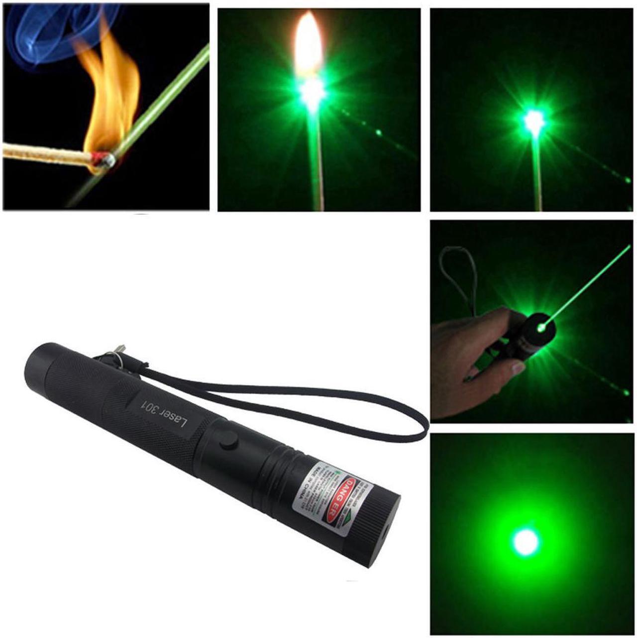 Alt view image 2 of 7 - Military 10 Mile Range Laser Pointer Pen Green Lazer Adjustable Focus(Battery NO included)