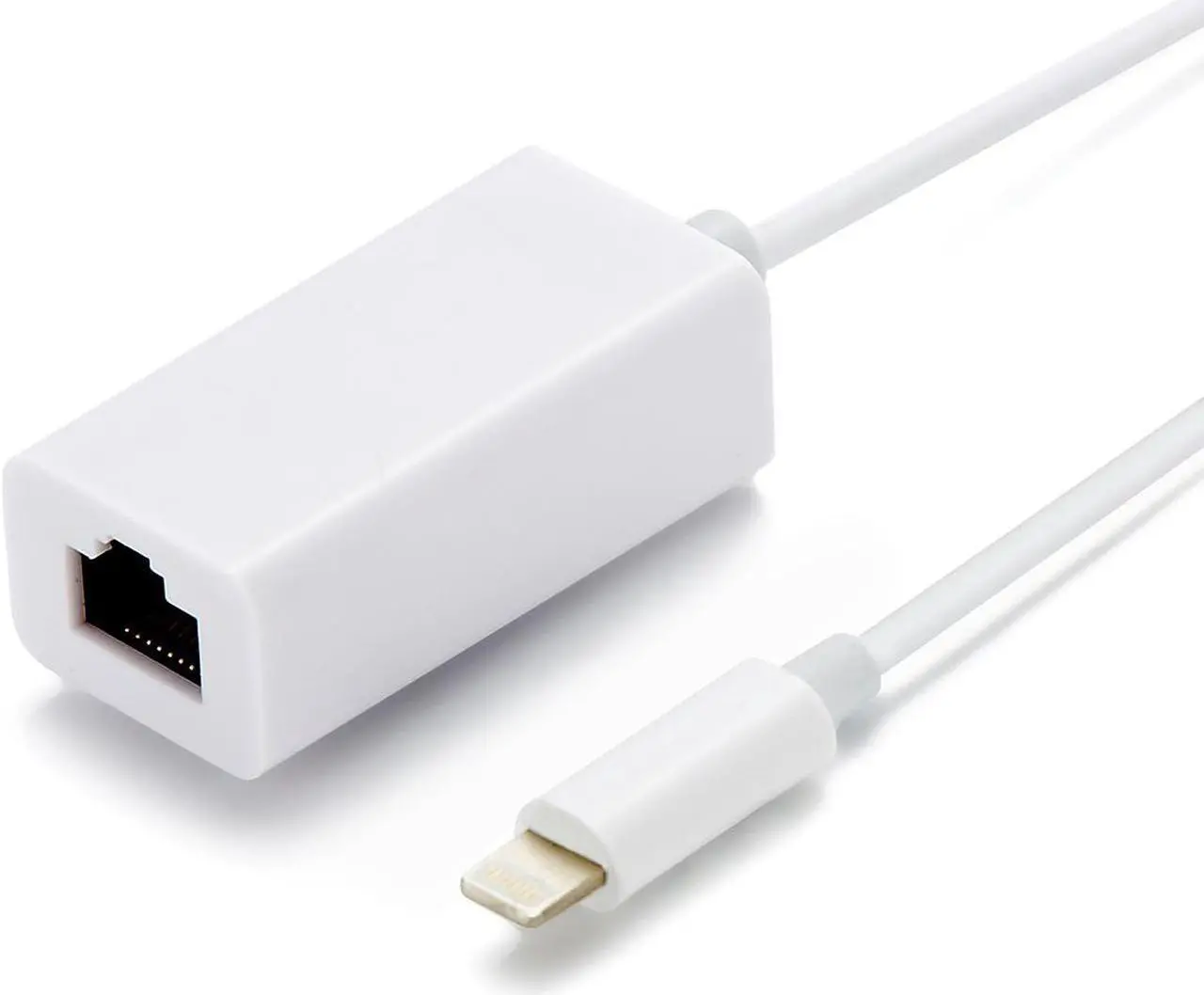 Main image of Lightning to Ethernet Adapter RJ45 Wired LAN High Speed Network Connector Overseas Travel for iPhone iPad,RJ45 to Lightning to Ethernet Adapter For iPhone/iPad Ethernet Adapter Cable Connect the Light