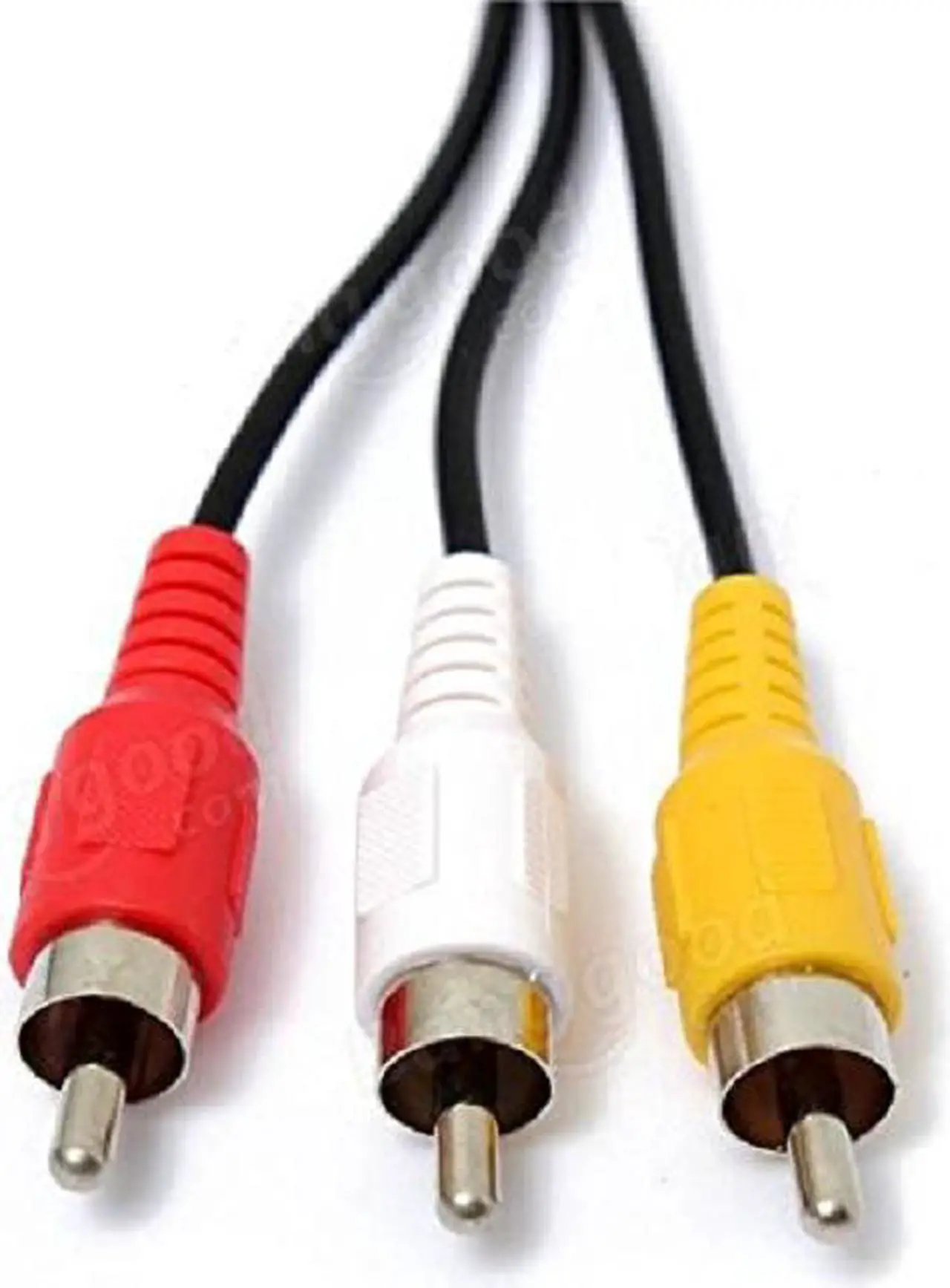 Alt view image 4 of 5 - 2.5mm Jack Male Plug To 3 RCA Male Phono Audio Video AV Out Cable,2.5mm Jack to 3 RCA Phonos 4 pole AV out/TV Cable/Lead(5ft/1.5m)