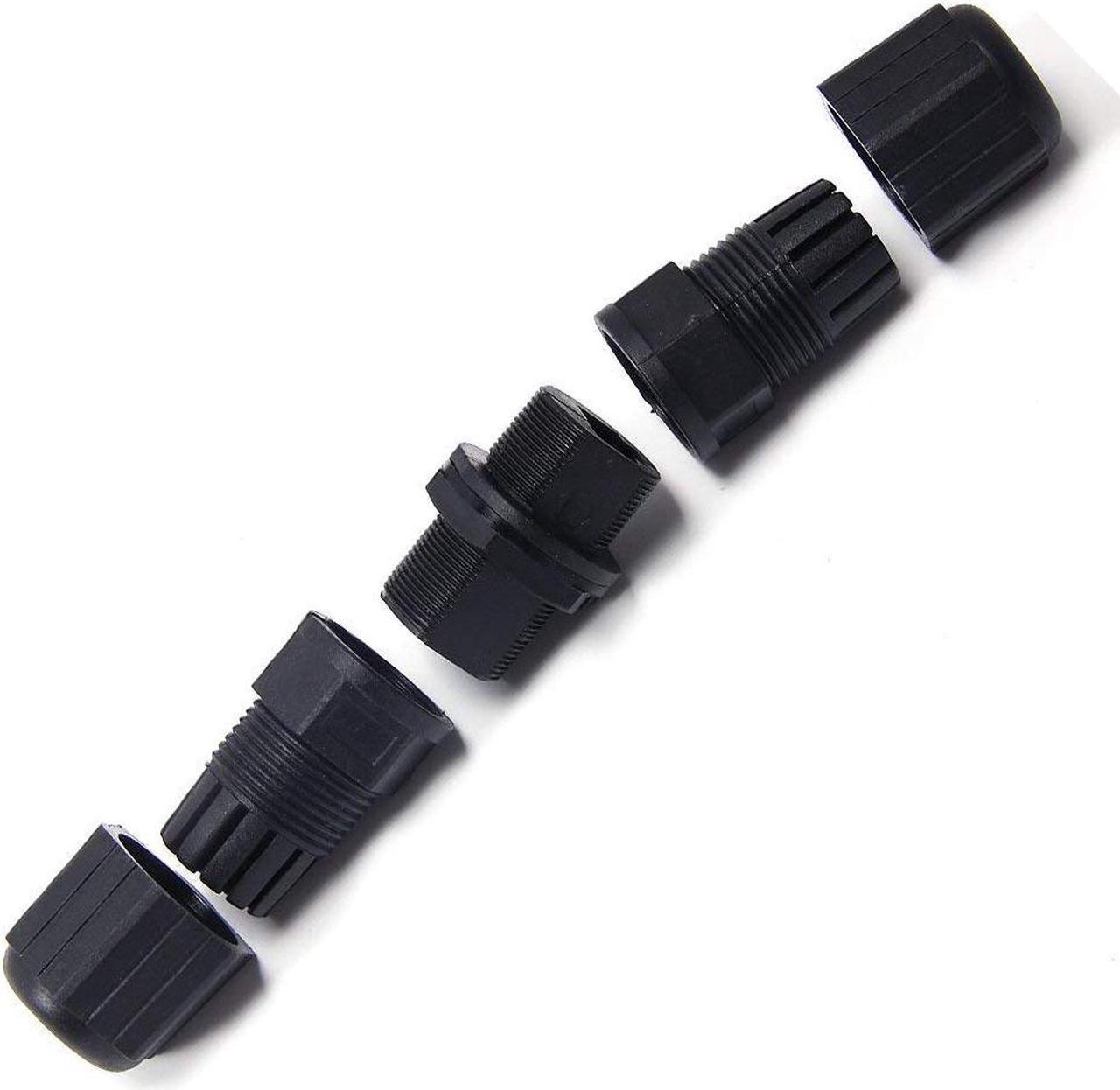 Alt view image 3 of 7 - Panel Mount RJ45 Waterproof Connector 8 PIN, IP68 Ethernet Network Cable Connector LAN Coupler Adapter  Cat5 6 7 8P8C,Locking Waterproof CAT6 RJ45 Female to Female Lan Ethernet Network coupler