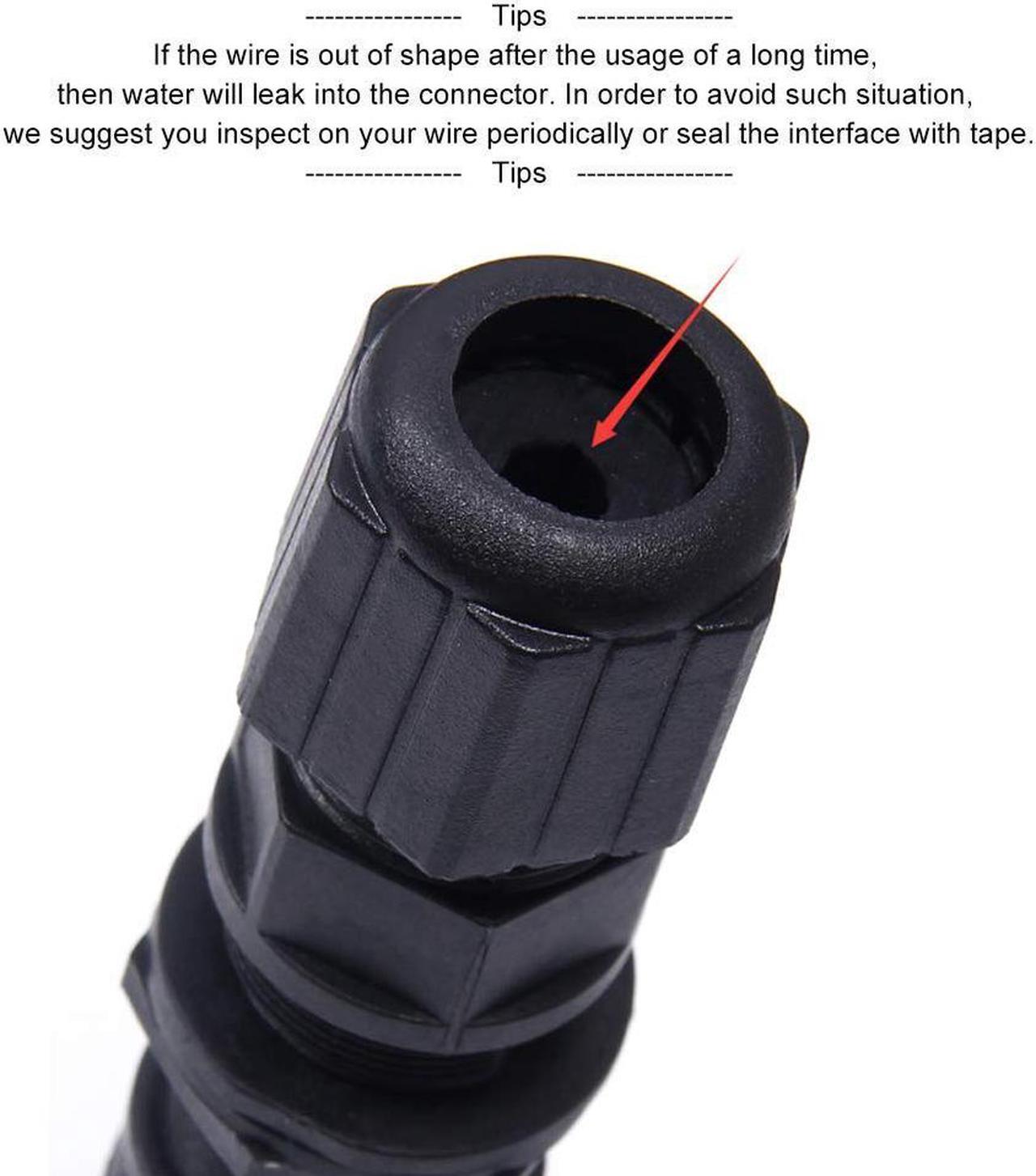 Alt view image 4 of 7 - Panel Mount RJ45 Waterproof Connector 8 PIN, IP68 Ethernet Network Cable Connector LAN Coupler Adapter  Cat5 6 7 8P8C,Locking Waterproof CAT6 RJ45 Female to Female Lan Ethernet Network coupler