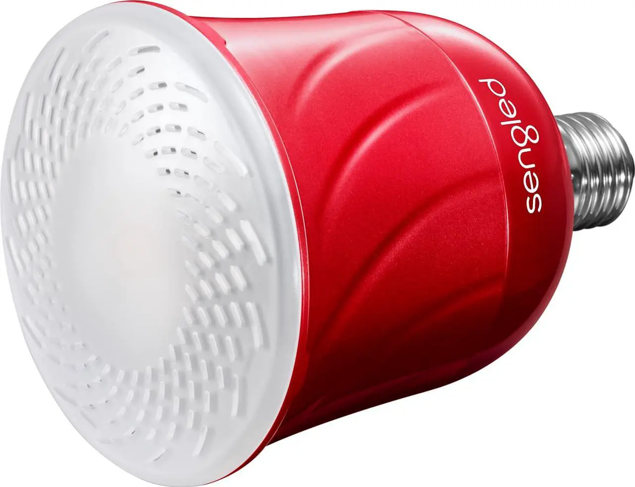 Alt view image 2 of 10 - Sengled Pulse Dimmable LED Light with Wireless Bluetooth Satellite Speaker, Red