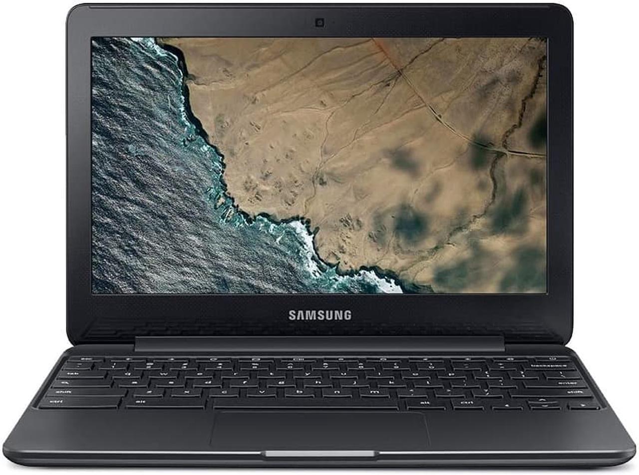 Alt view image 8 of 10 - Samsung Chromebook 3 XE500C13-K04US Chromebook PC - Intel Celeron N3060 1.6 GHz Dual-Core Processor - 4 GB LPDDR3 SDRAM - 16 GB SSD - 11.6-inch Display - Chrome OS - Metallic Black