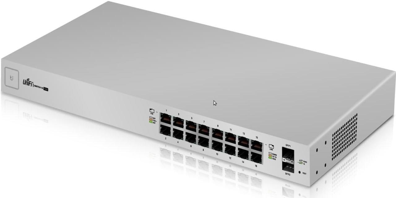 Ubiquiti Networks US-16-150W UniFi Managed PoE+ 16-Ports SFP Gigabit Switch