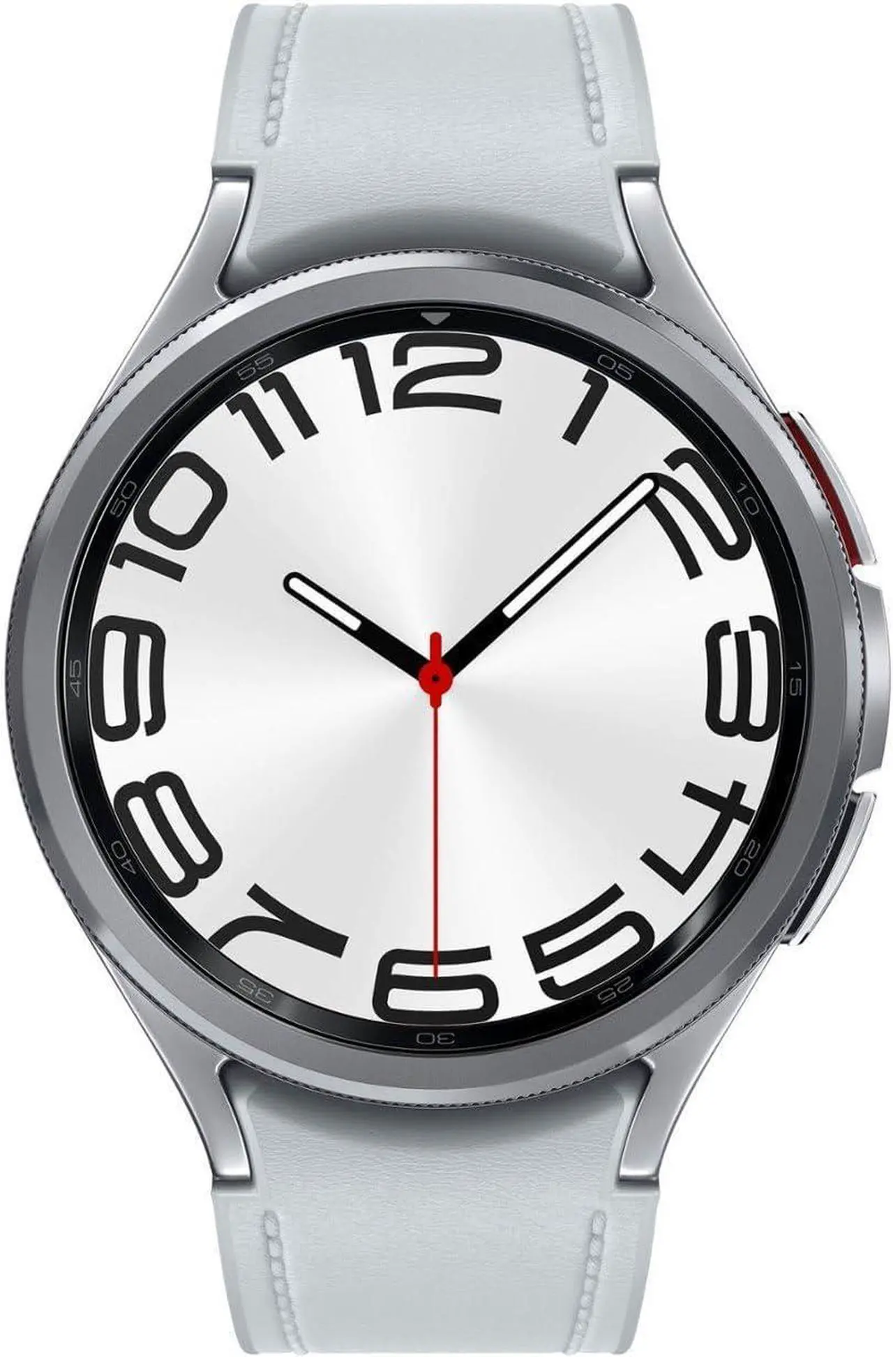 Alt view image 5 of 6 - Samsung Galaxy Watch 6 Classic 47mm Stainless-Steel Smartwatch w/ Fitness Tracker, Heart Monitor, BIA Sensor, Bluetooth  Silver