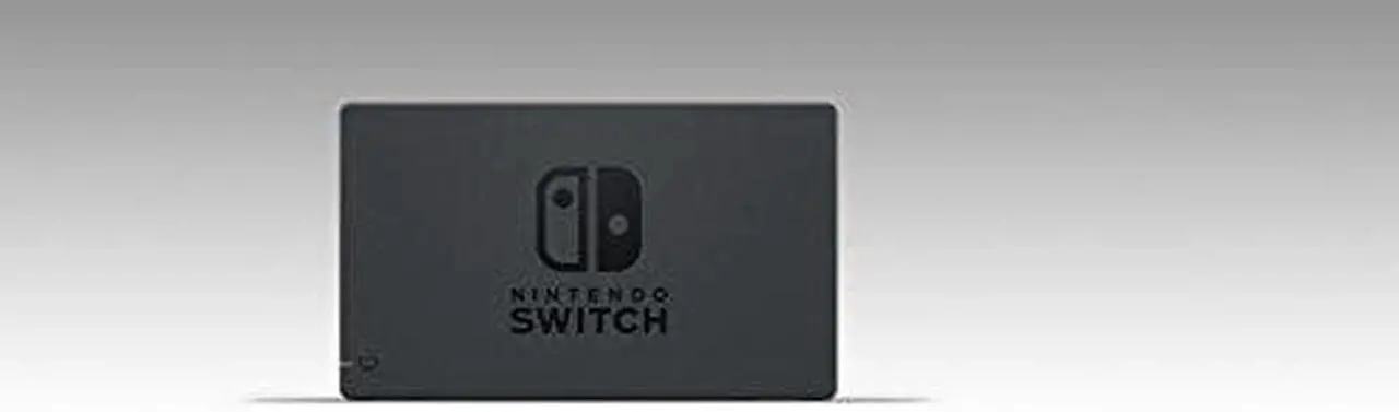 Alt view image 2 of 5 - Nintendo Switch System Portable Game Play Console Grey Slide-In Dock Set
