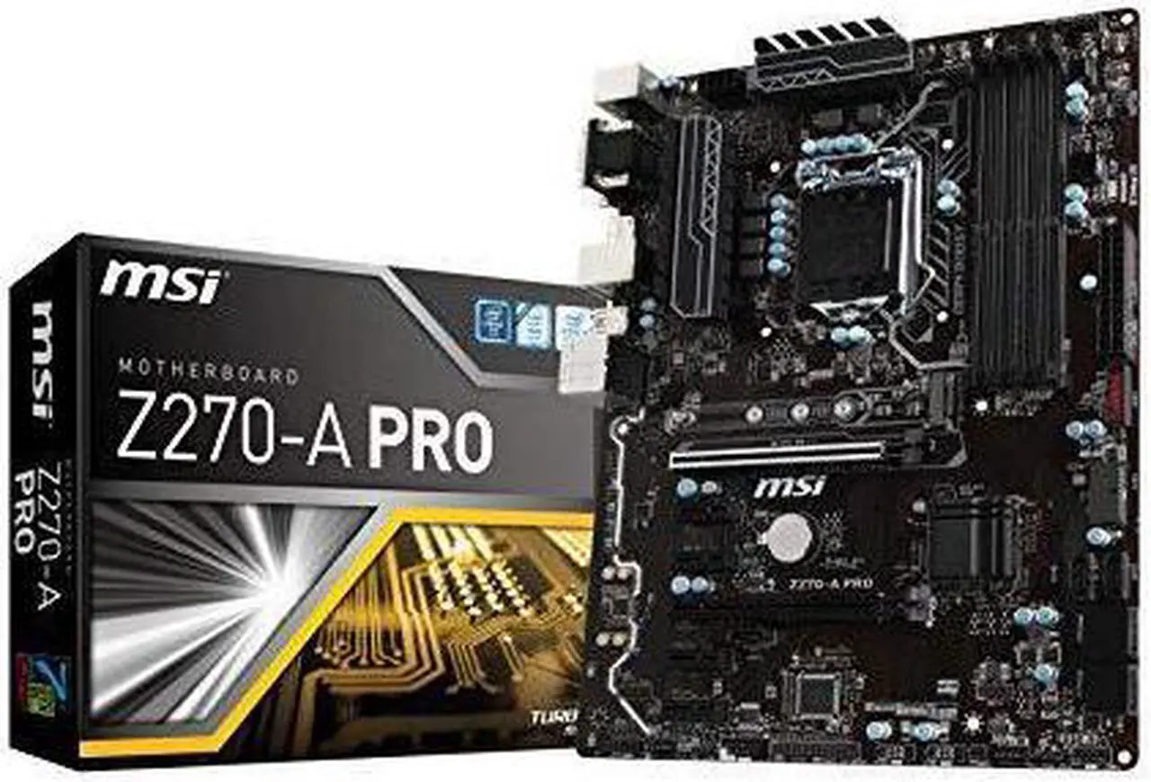 Alt view image 5 of 8 - MSI PRO Z270-A PRO LGA 1151 Intel Z270 USB 3.1 ATX Motherboards - Intel