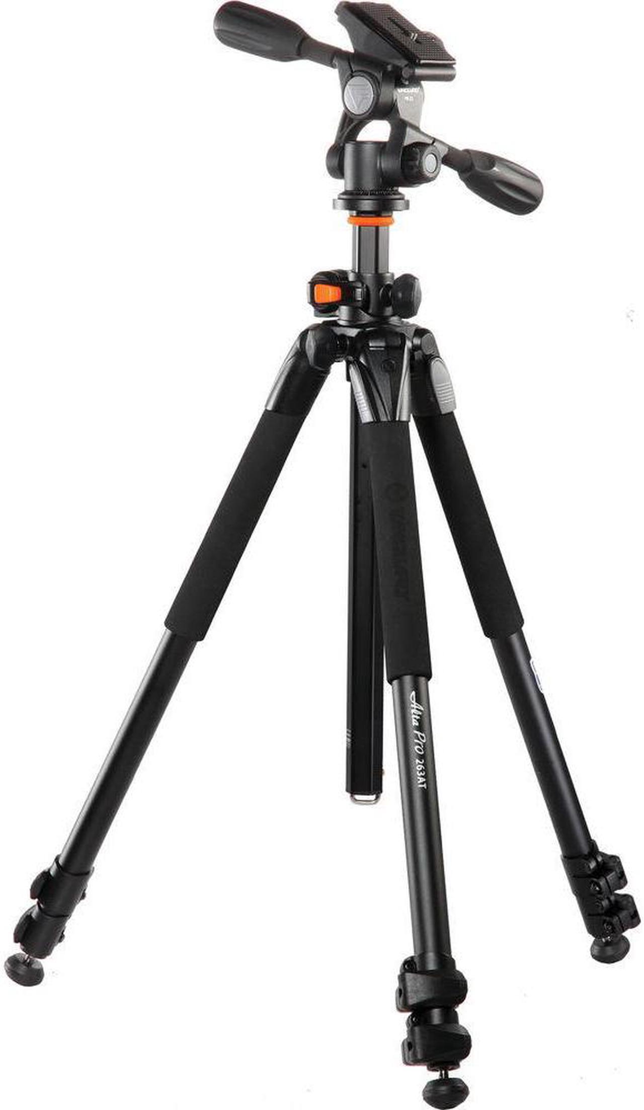 Alt view image 7 of 20 - Vanguard Alta Pro 263AP 70" Aluminum Alloy Tripod with Pan Head & Case
