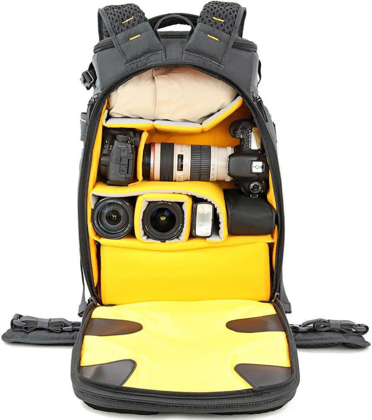 Alt view image 6 of 15 - Vanguard Alta Sky 51D Camera Backpack - Fits 1-2 DSLRs, 70-200 f/2.8, 3-4 Lenses