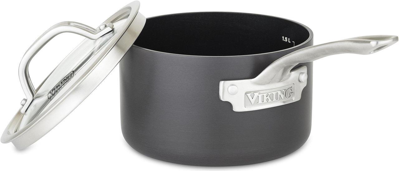 Alt view image 6 of 8 - Viking Culinary Hard Anodized Nonstick Cookware Set, 10 Piece, Gray