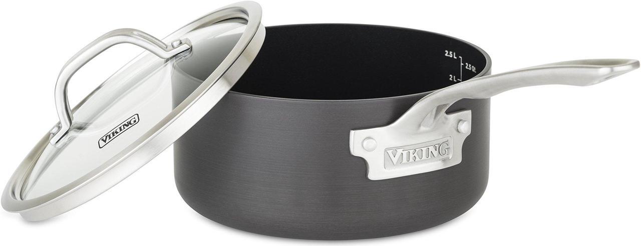 Alt view image 7 of 8 - Viking Culinary Hard Anodized Nonstick Cookware Set, 10 Piece, Gray