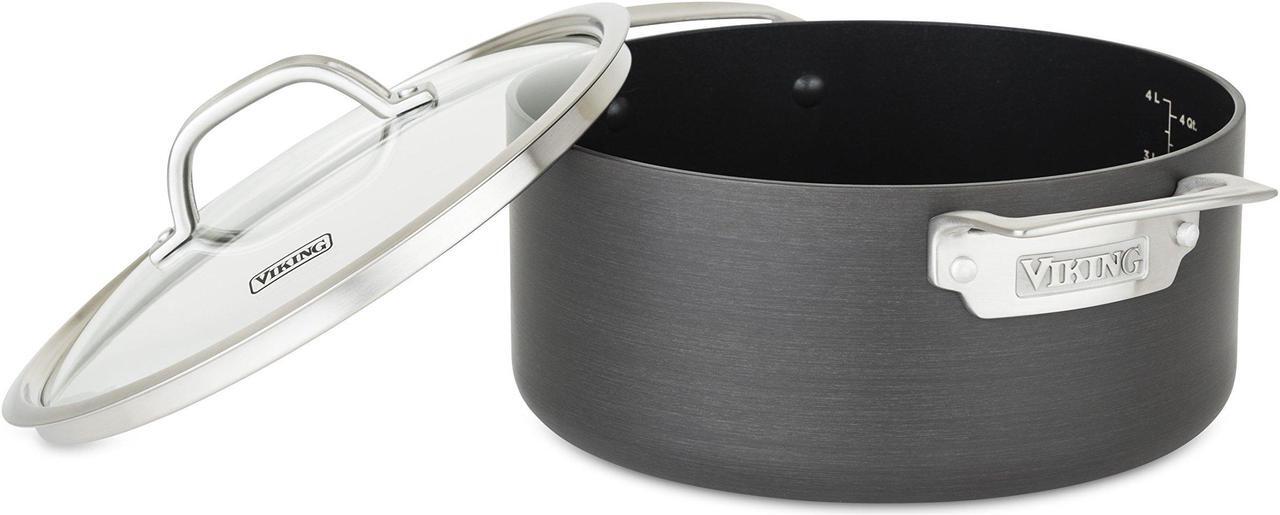 Alt view image 8 of 8 - Viking Culinary Hard Anodized Nonstick Cookware Set, 10 Piece, Gray