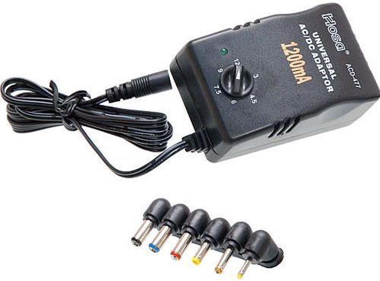 Alt view image 2 of 5 - HOSA Hosa Cable ACD477 Universal AC Power Supply