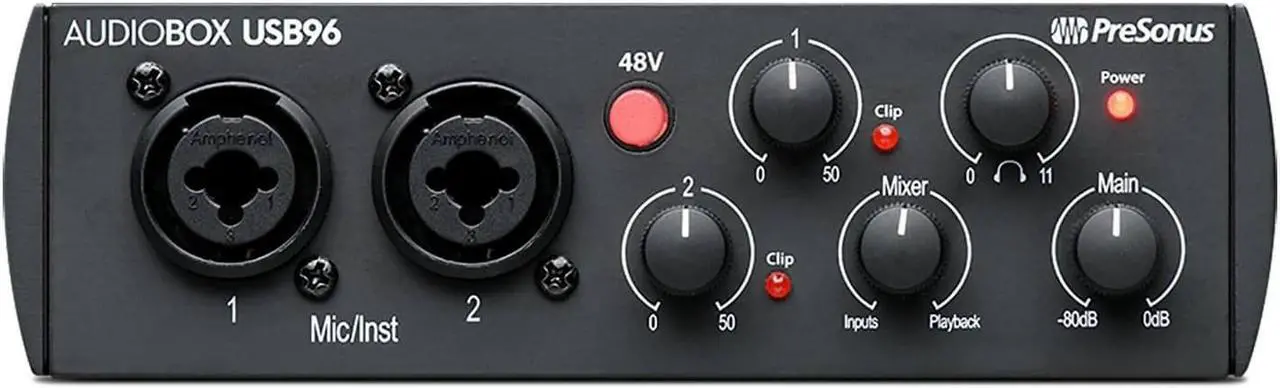 Alt view image 15 of 20 - PreSonus AudioBox 96 USB 2.0 Audio Recording Interface