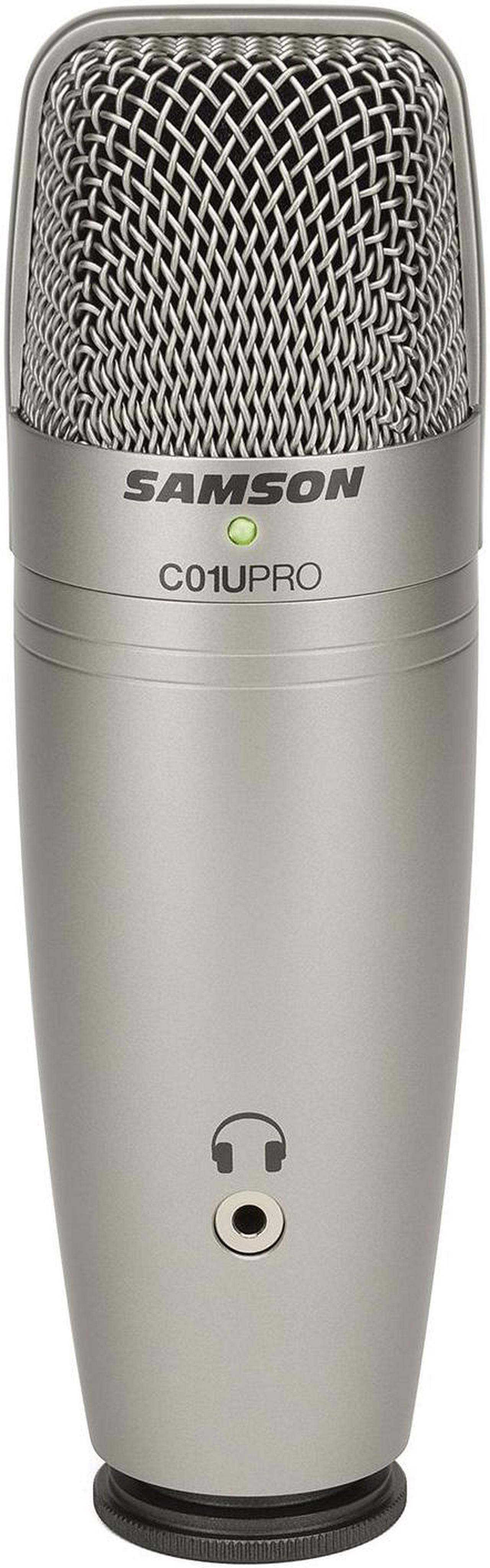 Alt view image 15 of 20 - Samson C01U PRO USB Studio Condenser Microphone