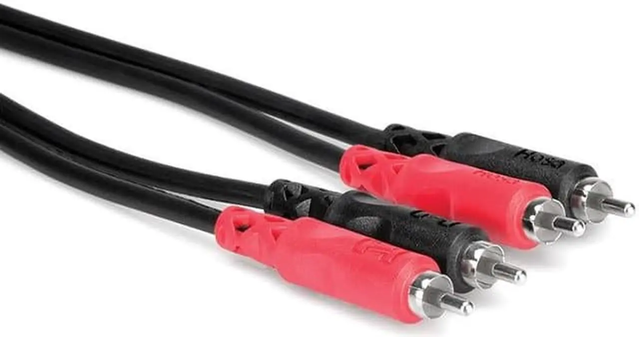 Alt view image 7 of 20 - Hosa CRA201 Dual RCA to Dual RCA Cable, 1 Meter (3.3 ft)