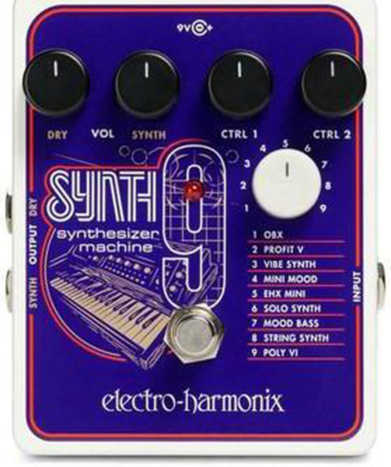Main image of Electro-Harmonix SYNTH9 Synthesizer Machine Guitar Effects Pedal