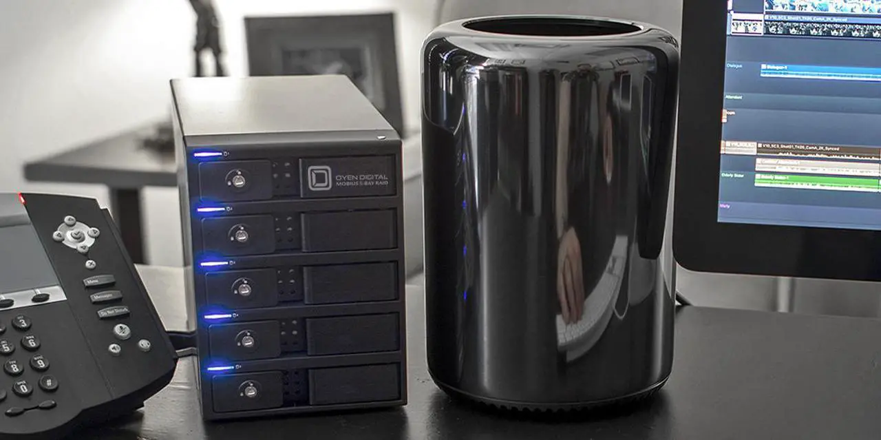 Alt view image 7 of 6 - Oyen Digital 80TB Mobius 5-Bay FW800, eSATA, USB 3.0 RAID Hard Drive Array
