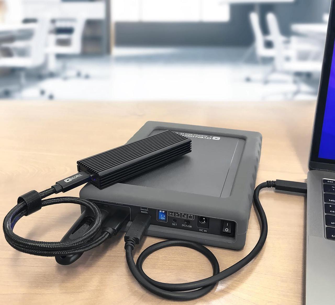 Alt view image 5 of 5 - 8TB SSD MiniPro RAID V4 USB-C Portable Solid State Drive