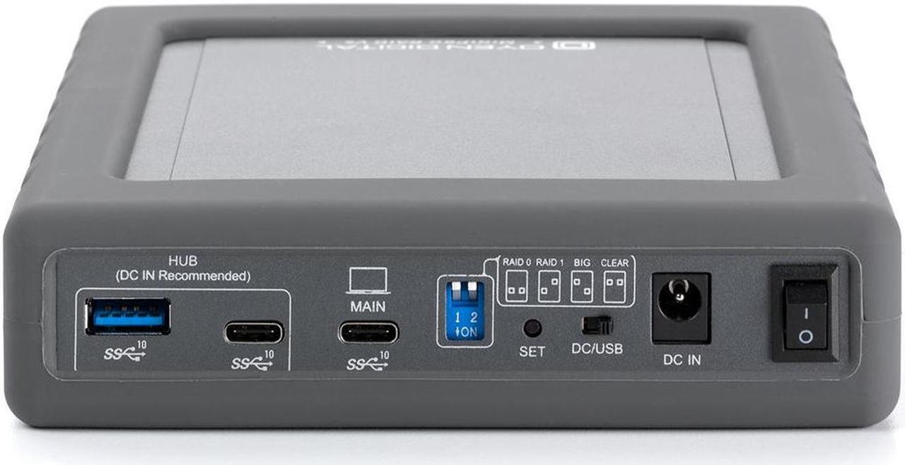 Alt view image 2 of 5 - 8TB SSD MiniPro RAID V4 USB-C Portable Solid State Drive
