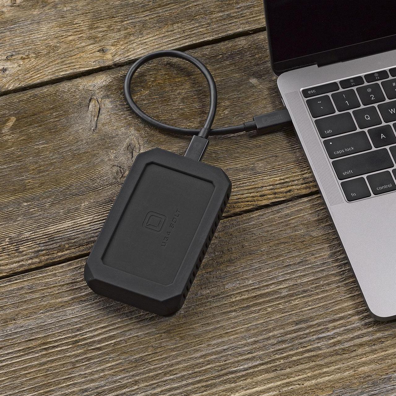 Alt view image 5 of 6 - U34 Bolt 2TB USB4 (40Gbps) NVMe Thunderbolt 4 (USB-C) Portable SSD