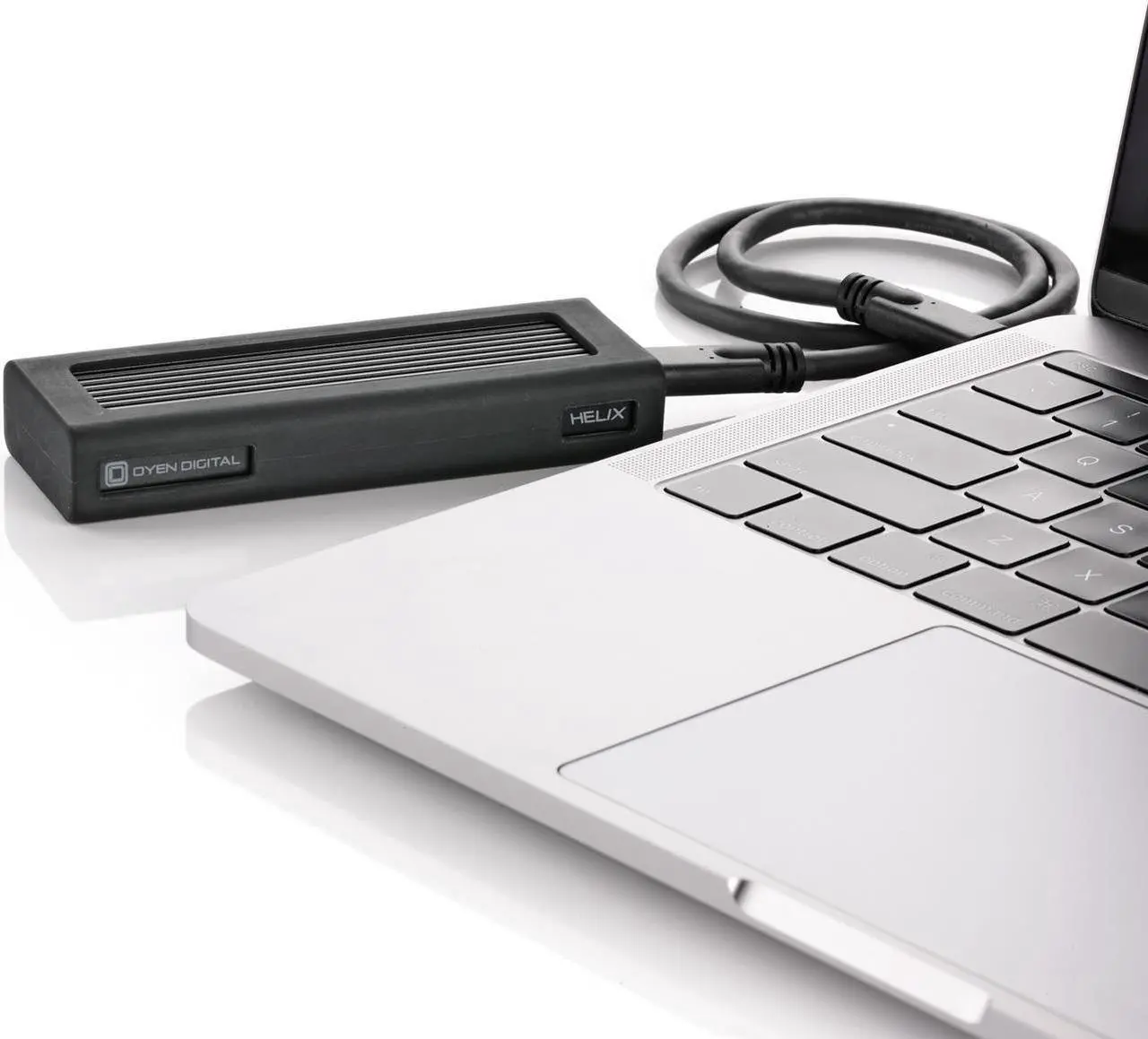 Alt view image 5 of 7 - Oyen Digital Helix Dura 2TB USB-C (USB 3.2 Gen2) NVMe Portable SSD, Up to 1050MB/s