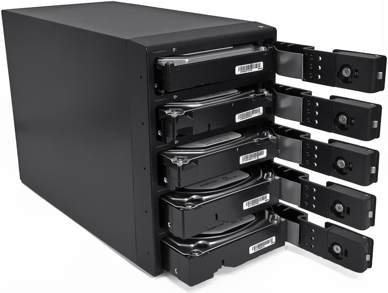 Alt view image 4 of 6 - Oyen Digital 80TB Mobius 5-Bay FW800, eSATA, USB 3.0 RAID Hard Drive Array