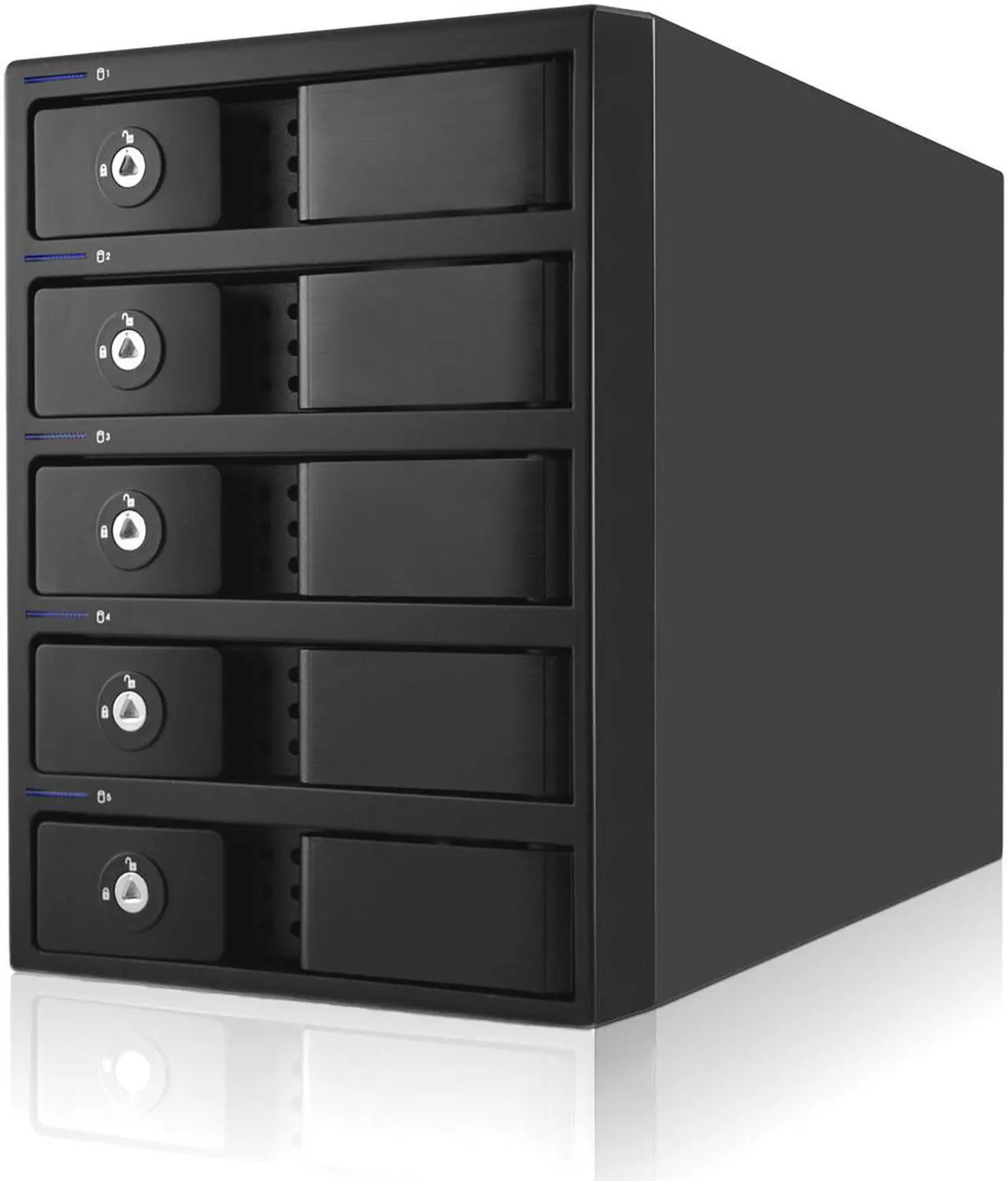 Alt view image 5 of 6 - Oyen Digital 80TB Mobius 5-Bay FW800, eSATA, USB 3.0 RAID Hard Drive Array