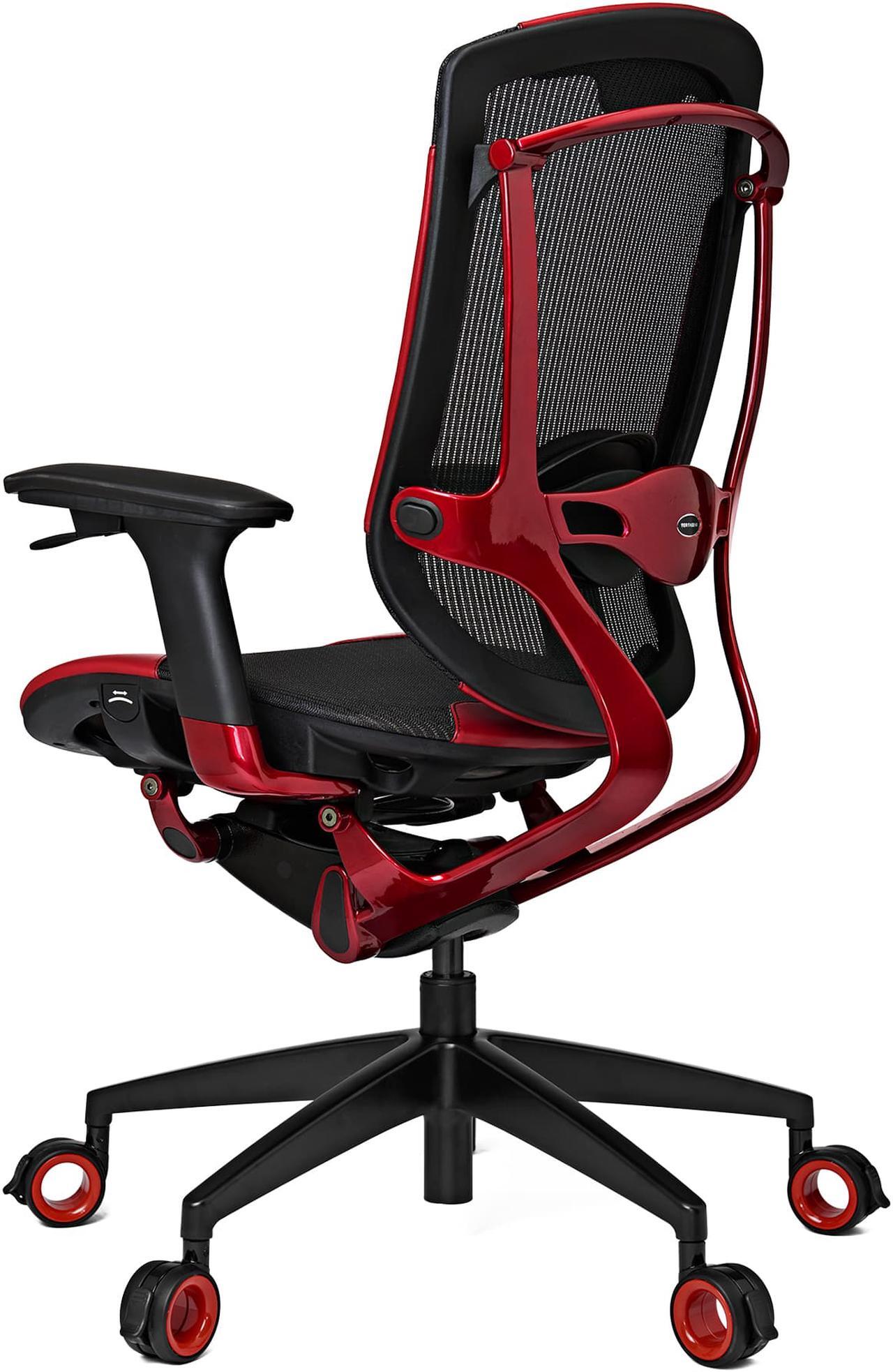 Alt view image 2 of 6 - Vertagear Gaming Series Triigger Line 350 Ergonomic Office Chair Special Edition Red