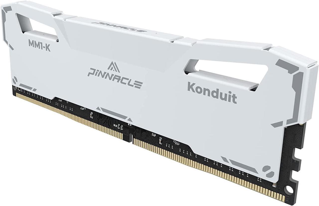 Alt view image 3 of 7 - Timetec Pinnacle Konduit 16GB KIT(2x8GB) DDR4 3200MHz PC4-25600 CL16-18-18-38 1.35V Compatible for AMD and Intel Desktop Gaming PC Memory Module RAM - White