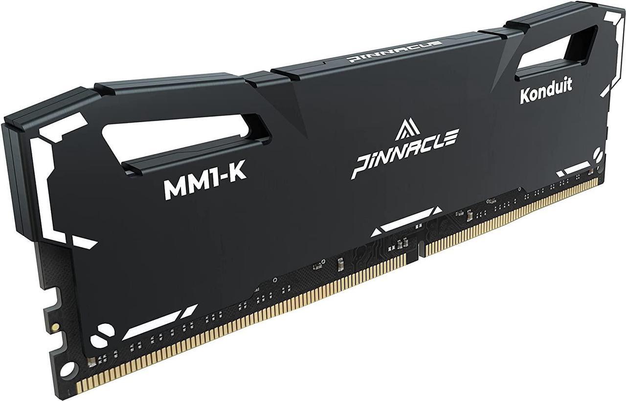 Alt view image 2 of 7 - Timetec Pinnacle Konduit 64GB KIT(4x16GB) DDR4 3200MHz PC4-25600 CL16-20-20-40 1.35V Dual Rank Compatible for AMD and Intel Desktop Gaming PC Memory Module - Black