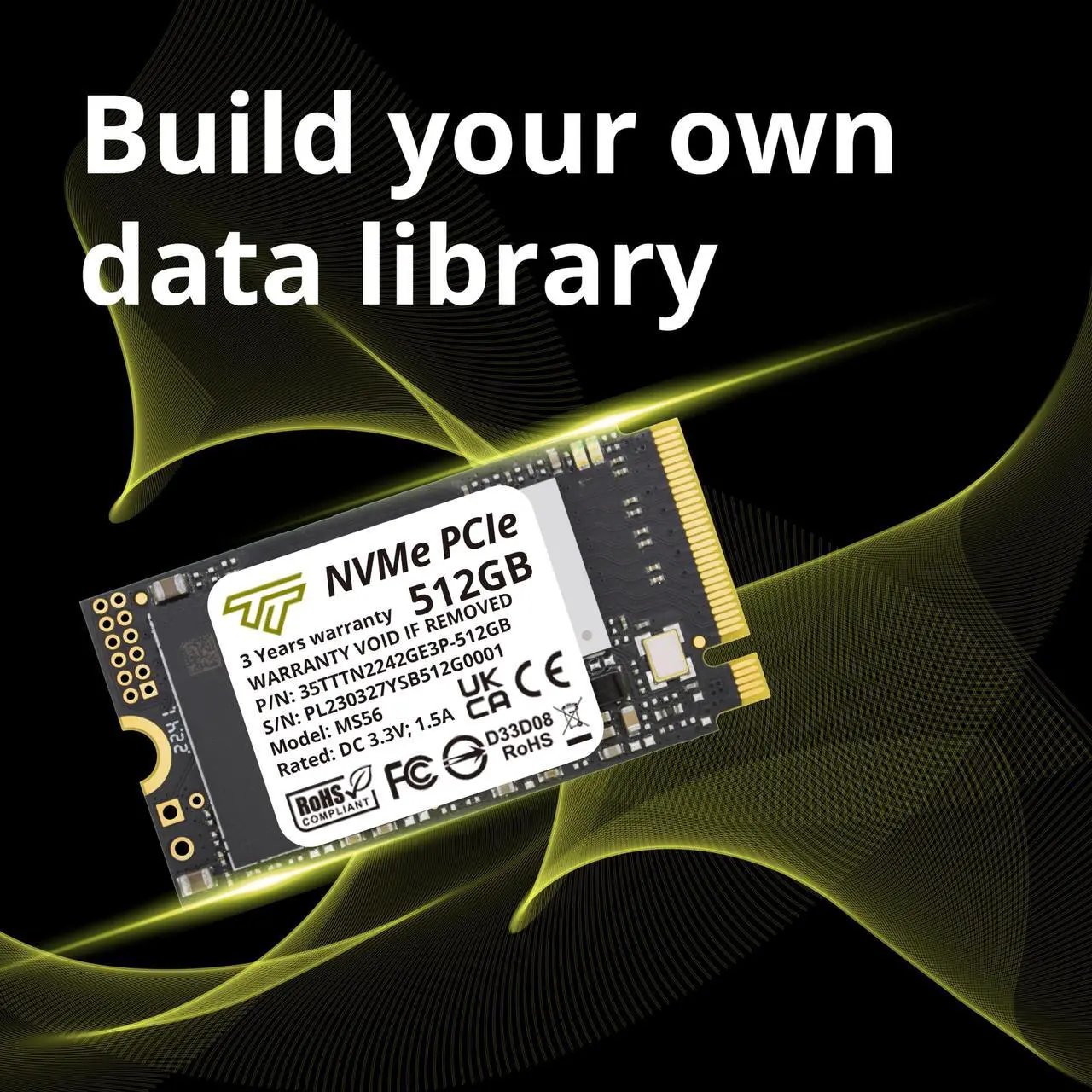 Alt view image 5 of 7 - Timetec 512GB M.2 2242 SSD NVMe PCIe Gen3x4 3D NAND TLC Read/Write Speed Up to 2,100/1,600 MB/s Compatible with Lenovo Thinkpad X1 Nano Gen 2 /ThinkPad 11e Yoga Gen 6 /Thinkpad E15, Laptop and Desktop