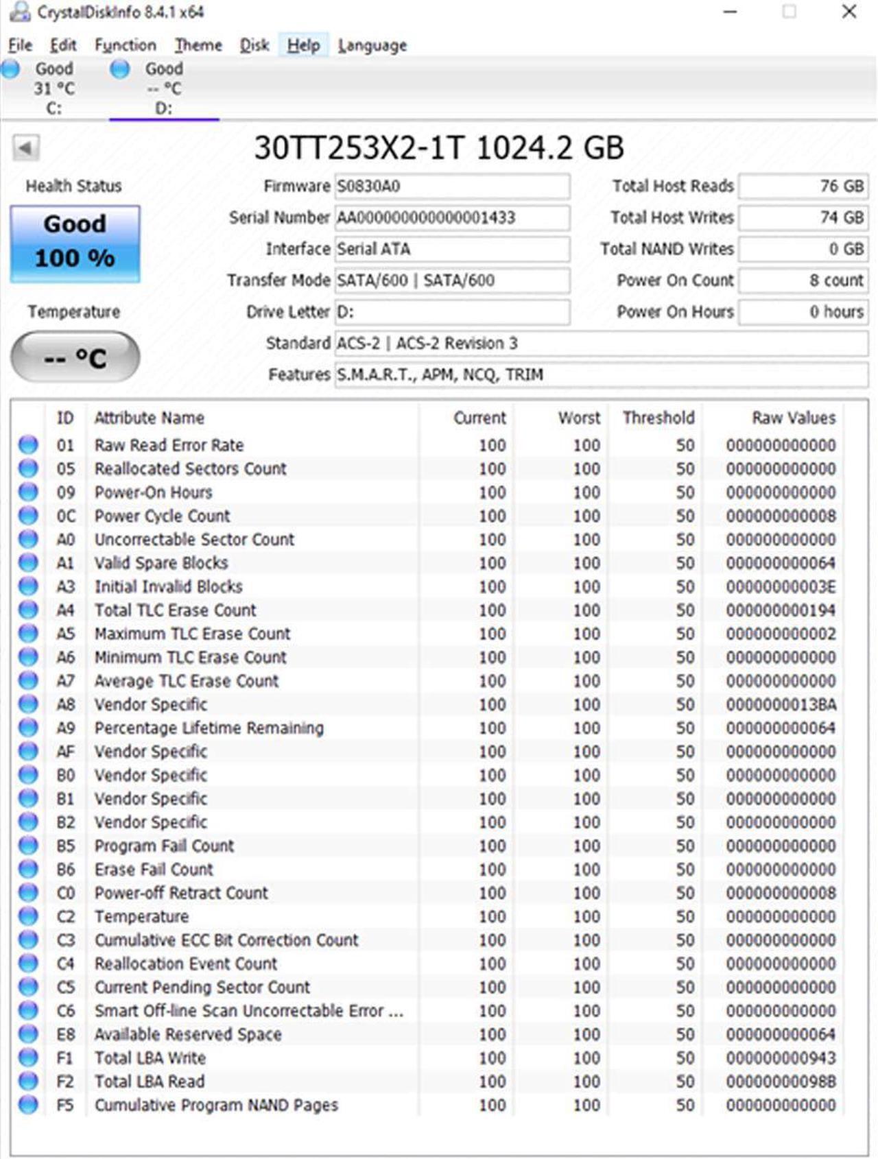 Alt view image 7 of 7 - Timetec 1TB 2.5 Inch SATA III 3D NAND Internal Solid State Drive SSD