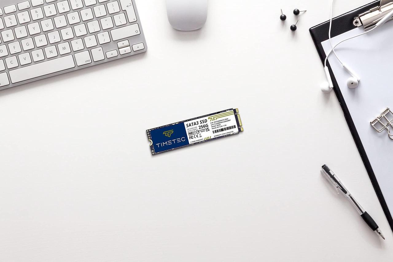 Alt view image 4 of 7 - Timetec 256GB 3D NAND M.2 2280 SATA Internal Solid State Drive