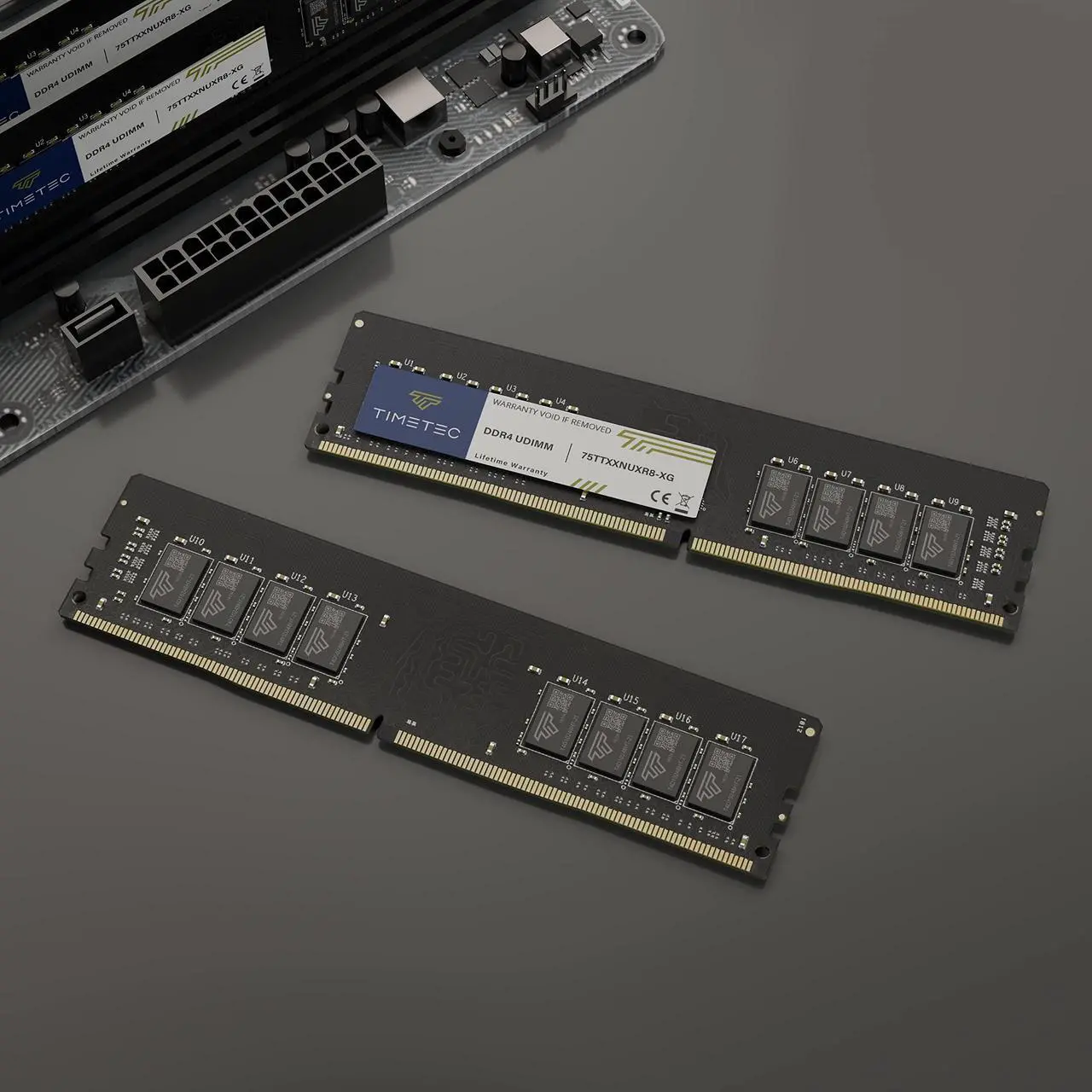 Alt view image 3 of 5 - Timetec 32GB KIT(2x16GB) DDR4 2133MHz PC4-17000 Non-ECC Unbuffered 1.2V CL15 2Rx8 Dual Rank 288 Pin UDIMM Desktop PC Computer Memory RAM Module Upgrade (32GB KIT(2x16GB))